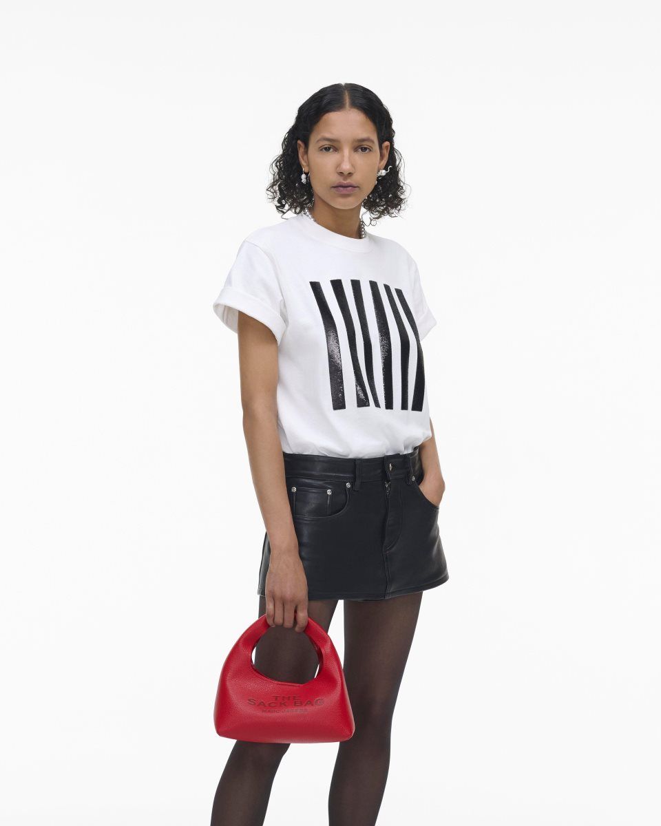 Marc Jacobs The Mini Sack Bag The Sack Bag Kadın Kırmızı | 673-AIBLHM