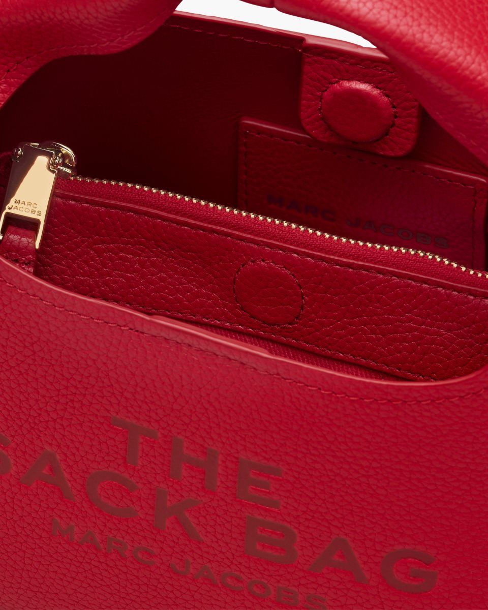 Marc Jacobs The Mini Sack Bag The Sack Bag Kadın Kırmızı | 673-AIBLHM