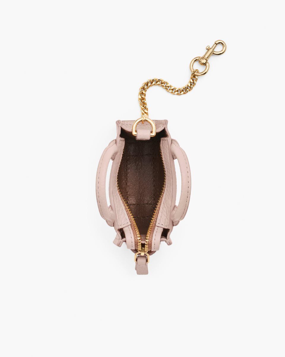 Marc Jacobs The Nano Tote Bag Charm Charm Kadın Pembe | 031-QMKFBD
