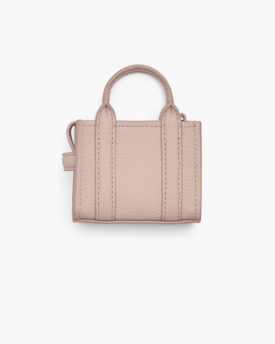 Marc Jacobs The Nano Tote Bag Charm Charm Kadın Pembe | 031-QMKFBD