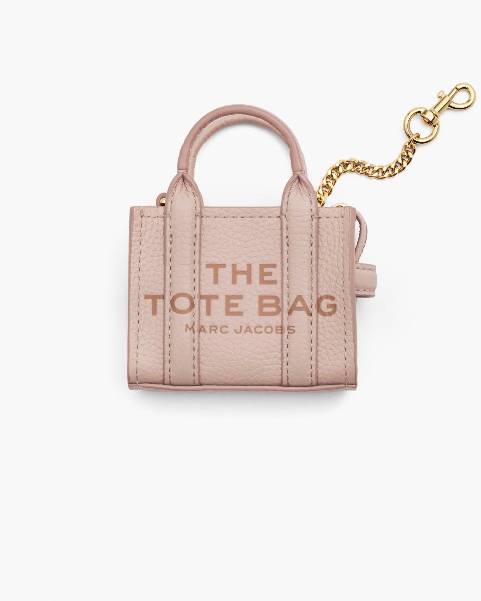 Marc Jacobs The Nano Tote Bag Charm Charm Kadın Pembe | 031-QMKFBD